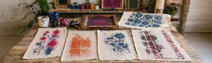 Fabric samples from a professional fabric printing company